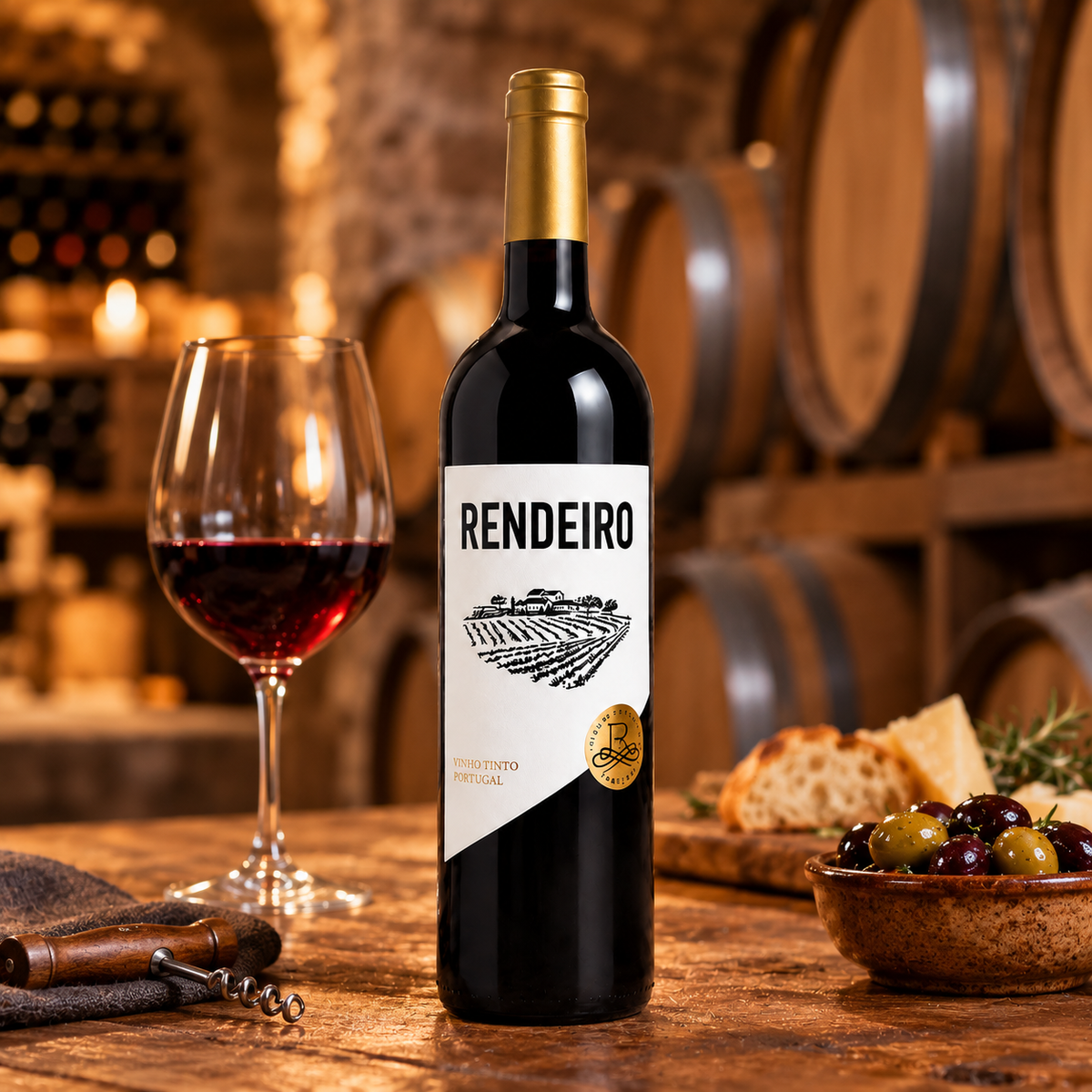 Caves Rendeiro – Cuvée – červené – fotografie v přirozeném prostředí