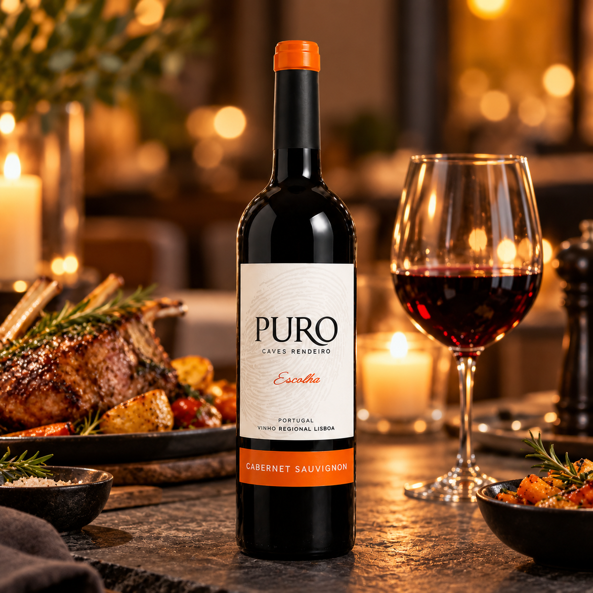 Caves Rendeiro – Puro Cabernet Sauvignon – výběr – červené – fotografie v přirozeném prostředí