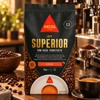 Káva Delta - Superior - 1 kg – fotografie v přirozeném prostředí