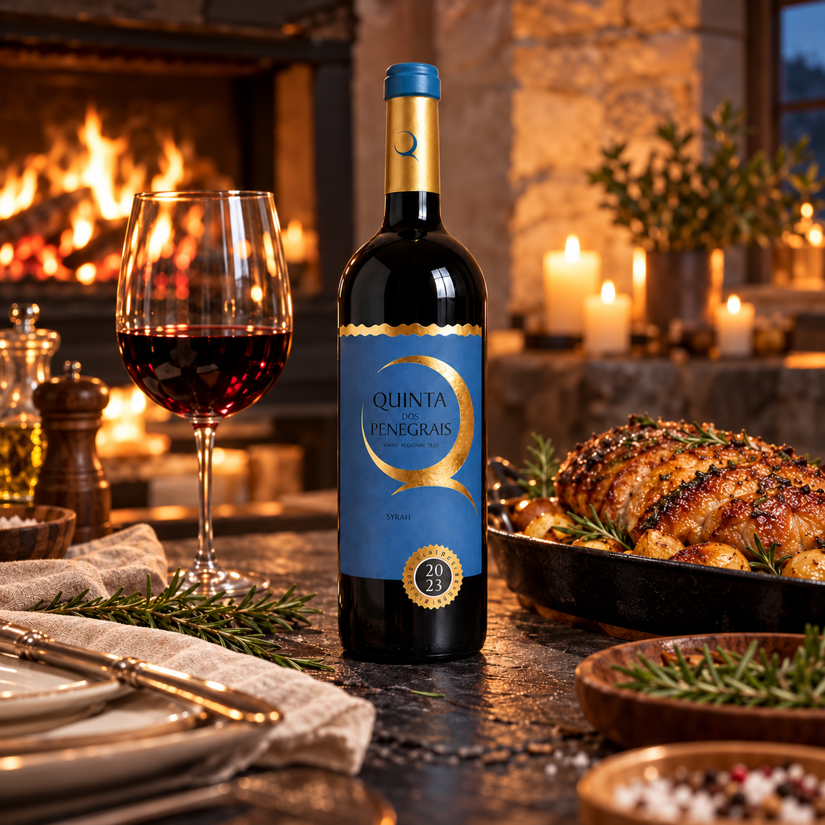 Quinta dos Penegrais – Reserva Syrah – červené – fotografie v přirozeném prostředí